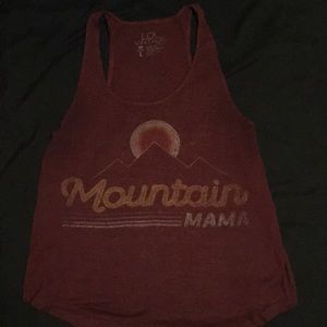 Boho tank ‘Mountain mama’